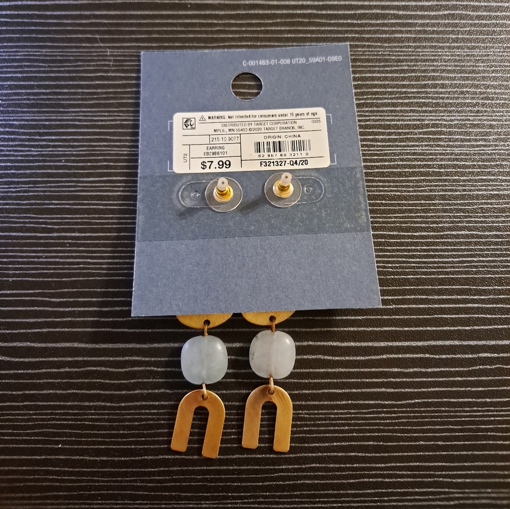 Universal Thread dangle earrings - Picture 2 of 2